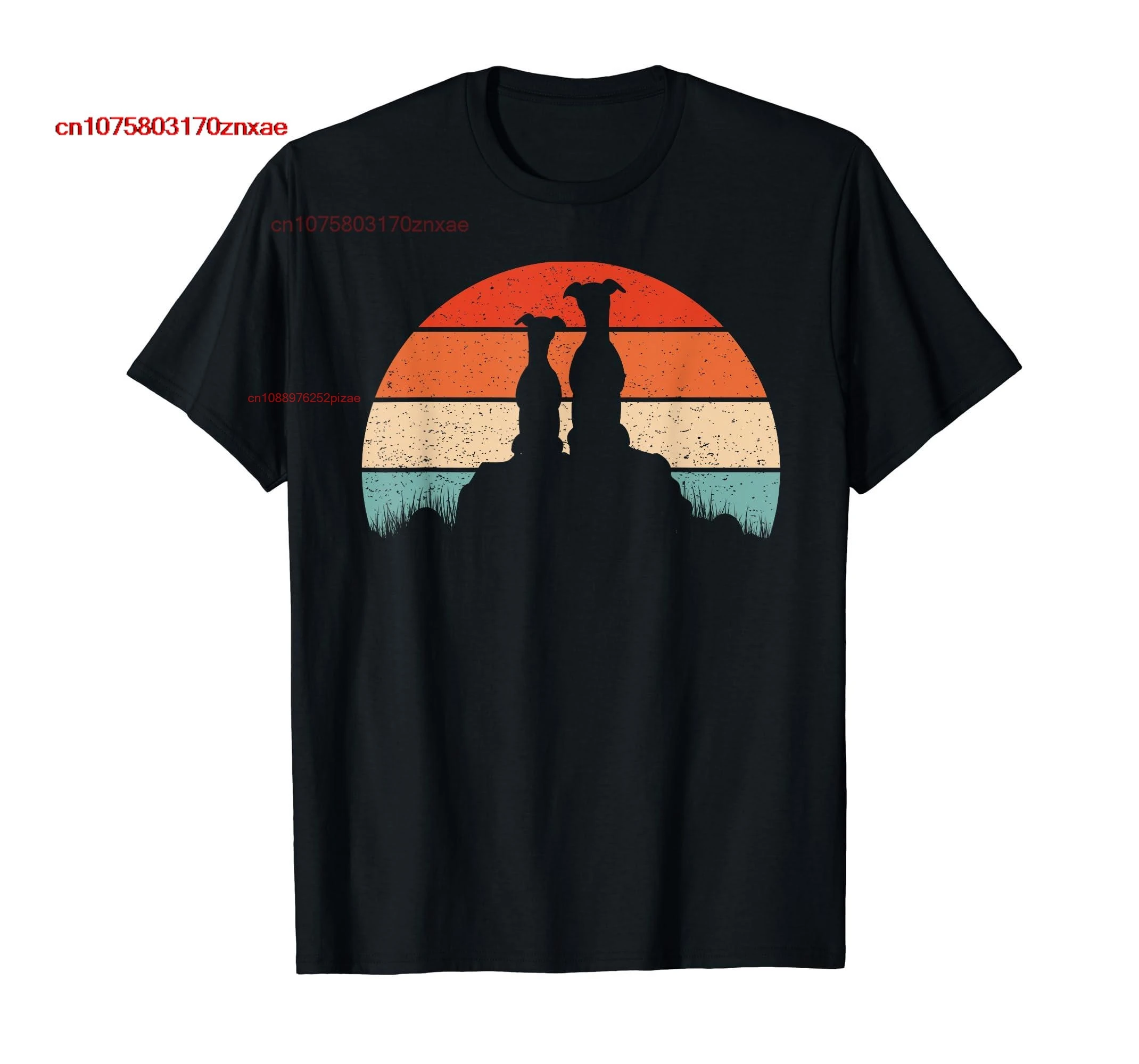 

100% Cotton Whippet Dog Lover Vintage Retro Sunset Gift For Men Women T-Shirt MEN WOMEN UNISEX T Shirts Size S-6XL