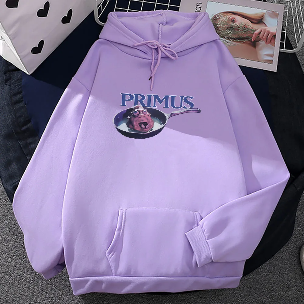 PRIMUS Ler Benefit Hoodies Fashion Grunge Hip Hop Unisex Streetwear Fleece Autumn Hooded Sweatshirt Rock Band Print Pullovers