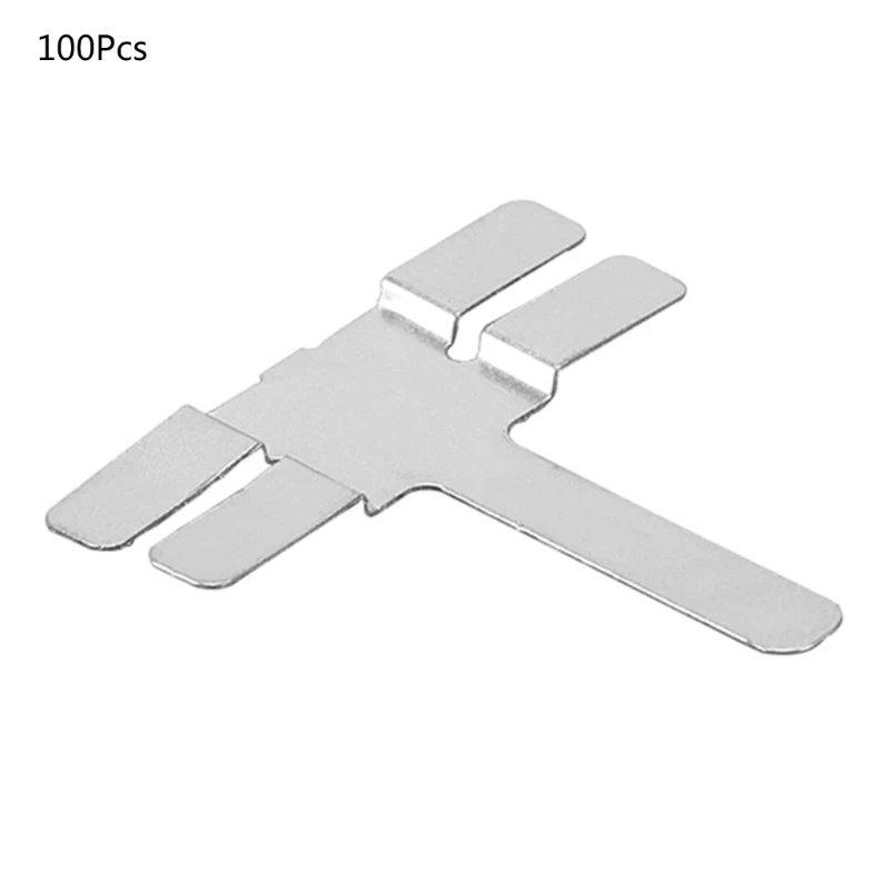 100 Pieces T-shaped Nickel Battery Connector Widely Used in Nickel-metal Hydride