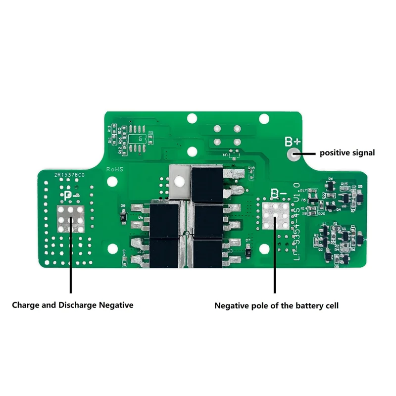 ABTC-لوحة حماية بطارية الدراجة النارية لـ 4-Series مضادة للشحن الزائد والتفريغ الزائد مع شاشة عرض شحن متينة وسهلة التركيب