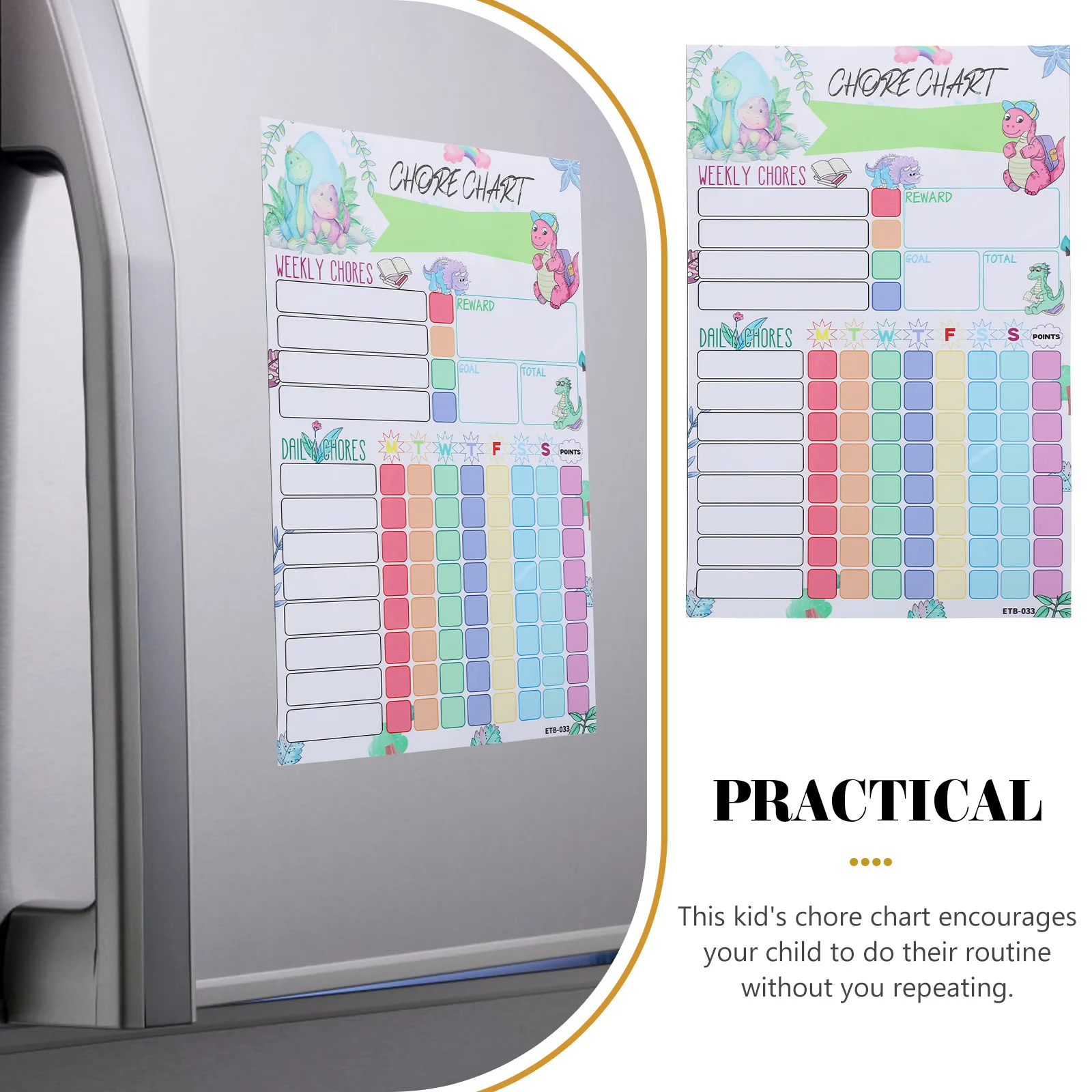 

Magnetic Chore Chart For Kids Creative Planner Sticker Reward Behavior Tracker Home School Organization Tool Decorative