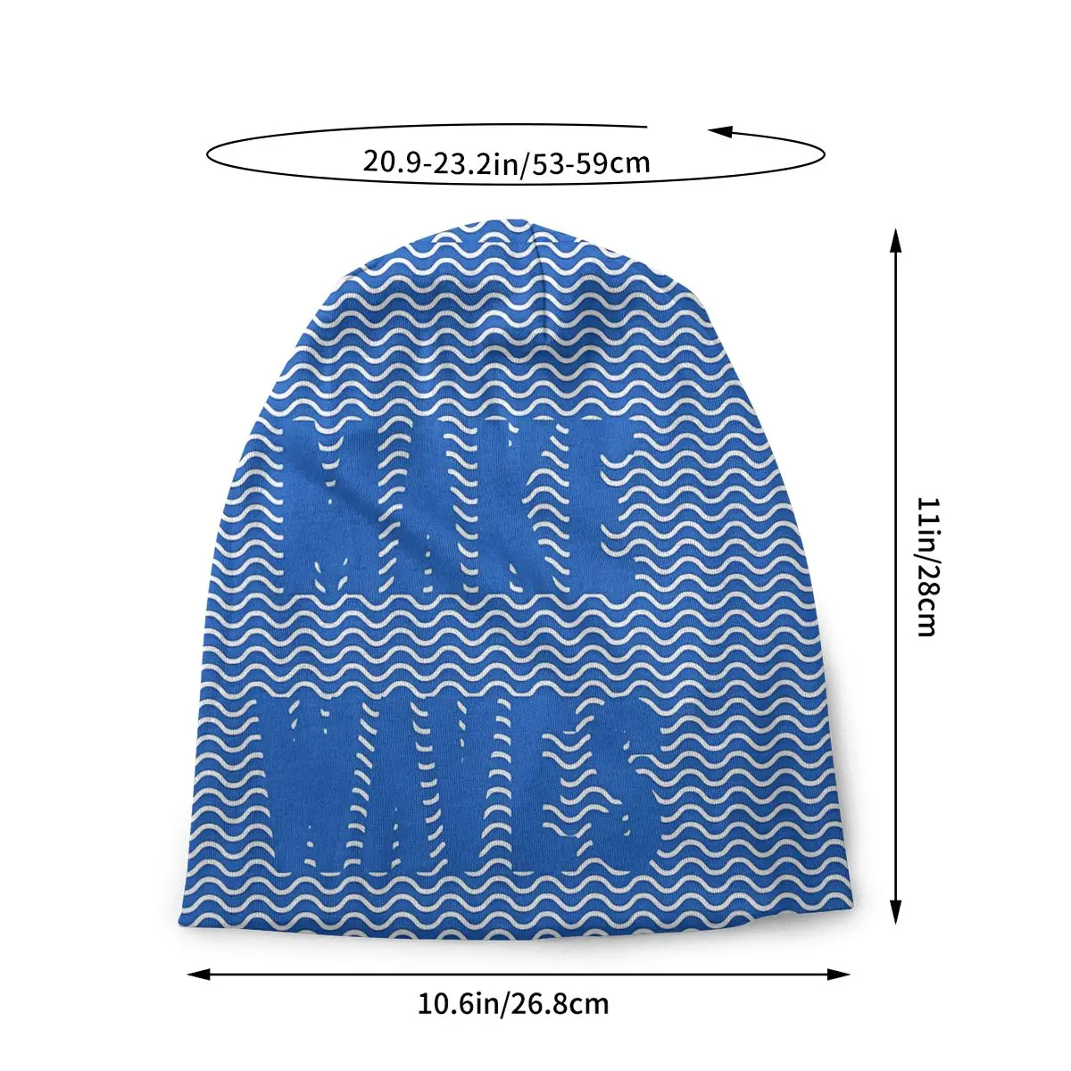 Make Waves Thin Skullies Beanies Outdoor Caps For Men Women Ski Caps Bonnet Hats