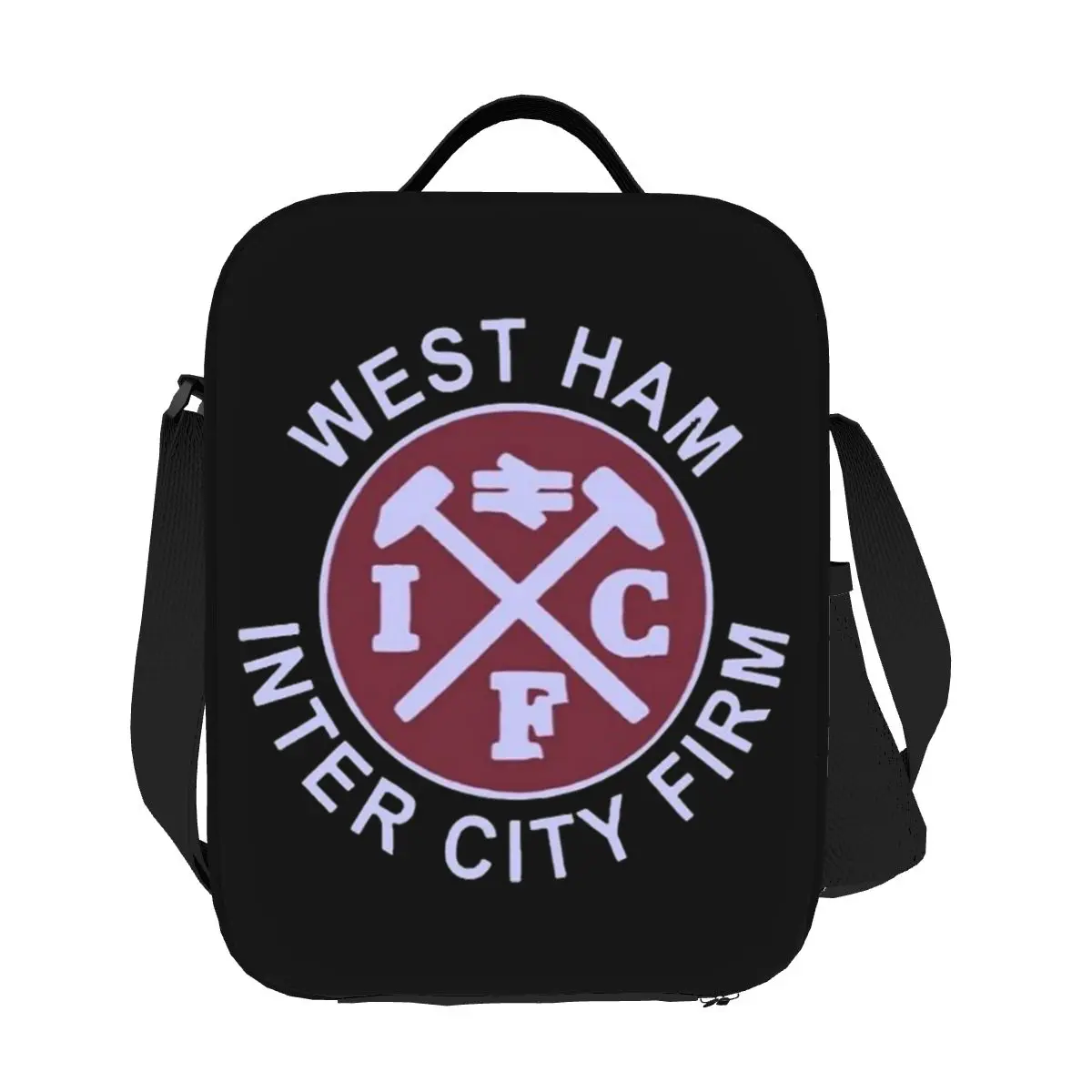 

West Ham Irons Изолированные сумки для обеда Термосумка Ланч-бокс Кулер Термальный ланч-бокс Сумка для обеда для женщин и детей Работа