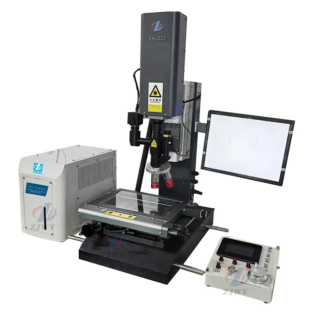 LY-ZJMY All-In-One EN-LS23 High-Energy OLED LCD Circuit ITO Conductive Coating Restore Pulsed Laser Welding Repair Machine
