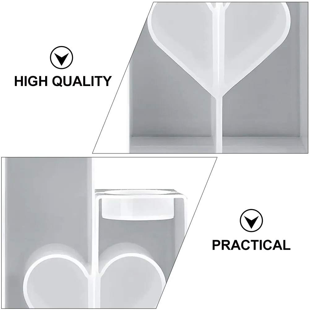 

1Set Silicone DIY Heart Candleholder Mold Craft Casting Mold for Handmade Candles Art Projects Kids Adult Creative Fun