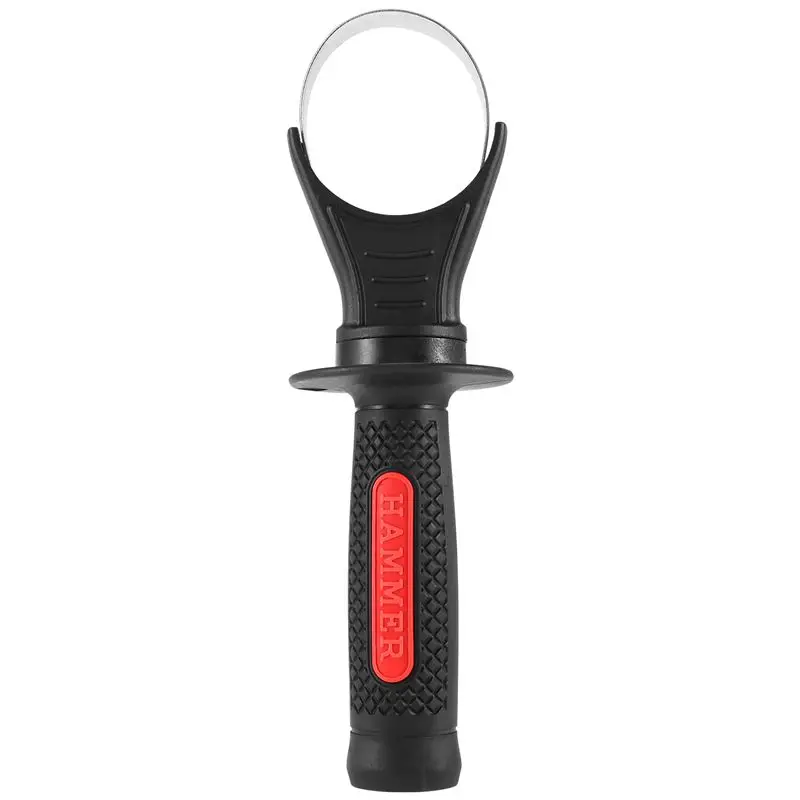 ABJI-Hammer Drill Handle Plastic Side Front Auxiliary Handle For 26 Tools Drill Replacement Plastic Side Handle