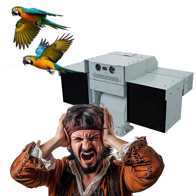 Alarma integrada personalizada, sistemas de seguridad perimetral de luz de sonido fijo, dispositivo acústico de largo alcance, sistema de advertencia nacional