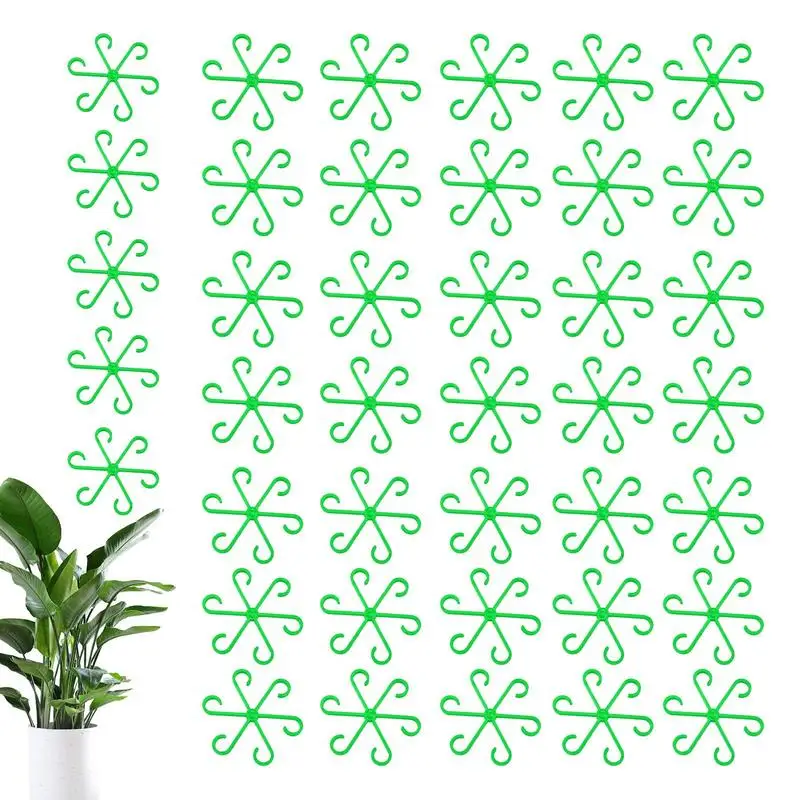 

Plant Stem Trainer 40pcs Plant Growth Support Reusable Gatherer Clips Low Stress Training Clamps For Vines Flowers Vegetables