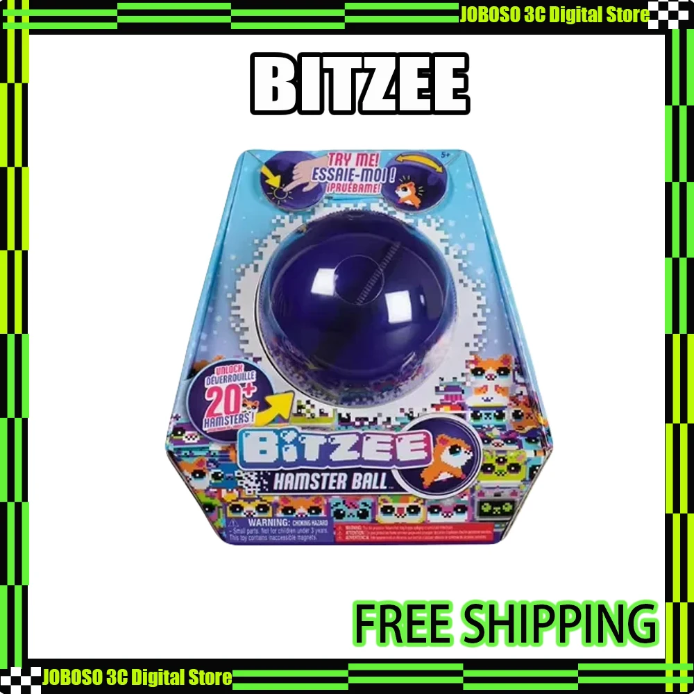 

Электронный питомец Bitzee Hamster: цифровая игра-симулятор, классические развивающие игры, мини-питомцы, подарки для детей