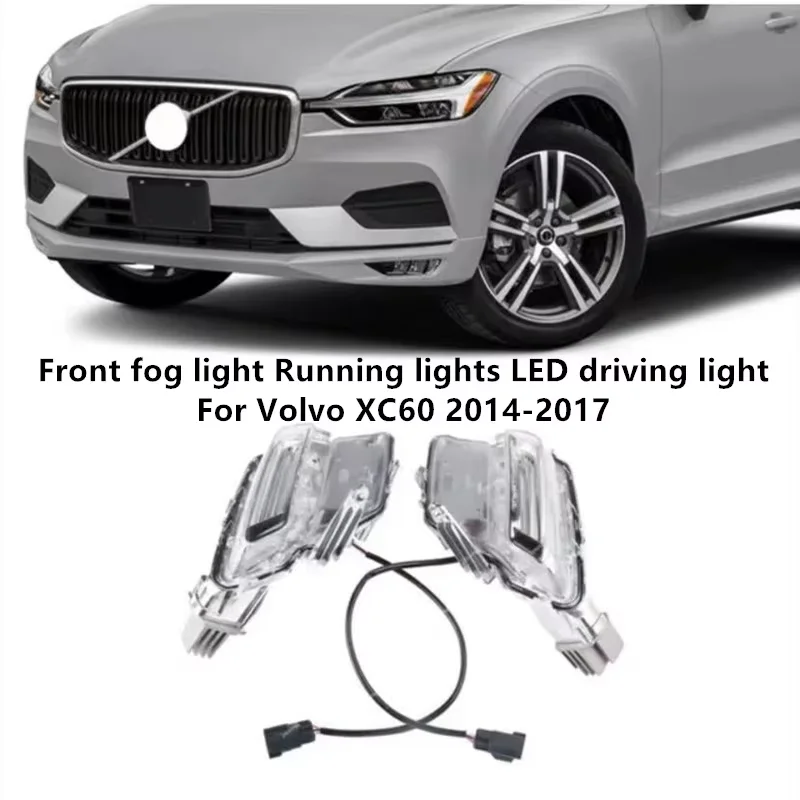 For Volvo XC60 2014-2018 Left Right Front Bumper DRL Fog Light Assembly LED OE 31364330 31364331 31353287 31353288