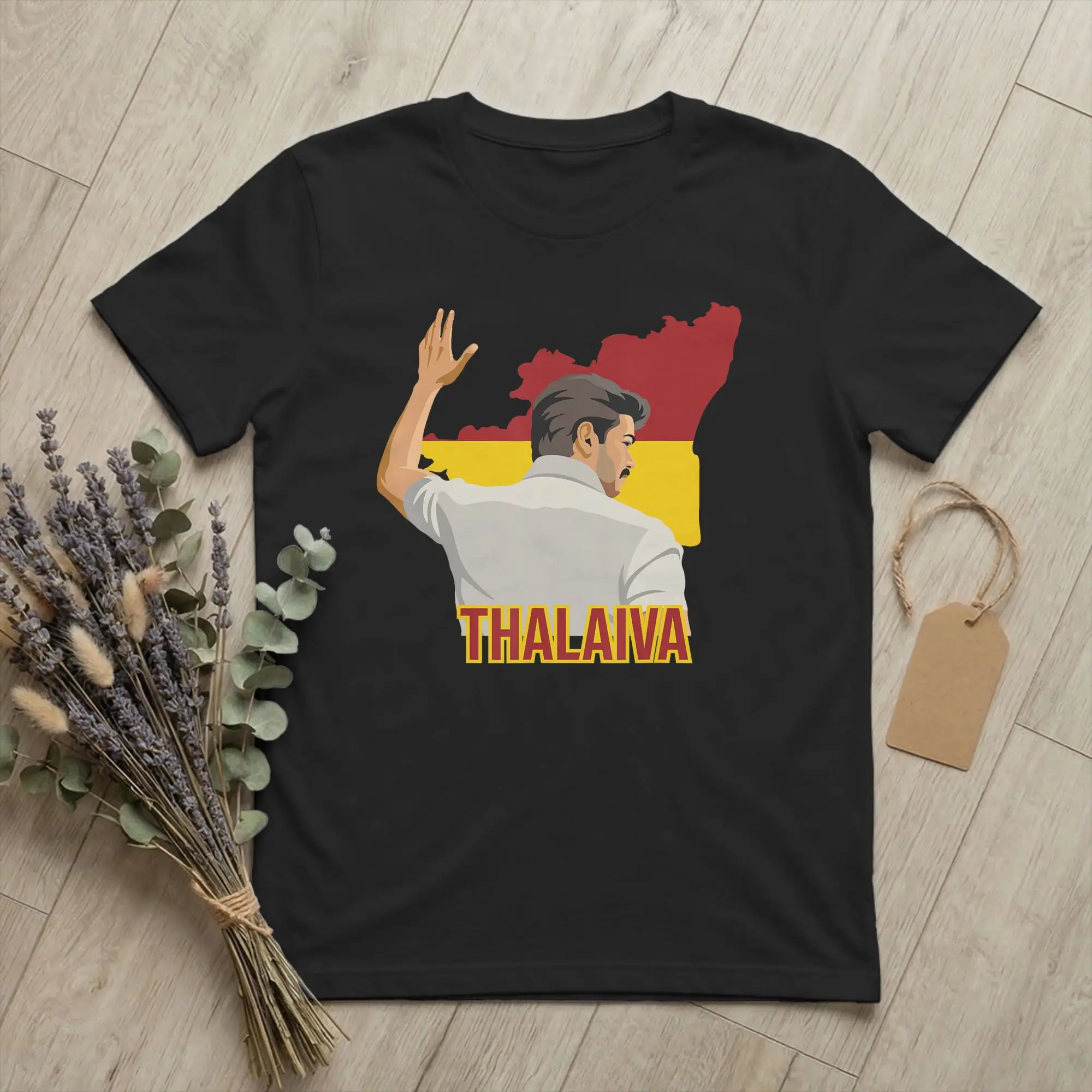 Camiseta Masculina Thalapathy Vijay Tamil Nadu CM 2026 TVK-CM 100% Algodão, Moda, Manga Curta, Gola Redonda, Camisetas de Aniversário