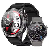 Men Smart Watch HK08 Amoled Screen BT Calling Outdoor Sports Altitude Pressure GPS Motion Positioning Compass Smartwatch