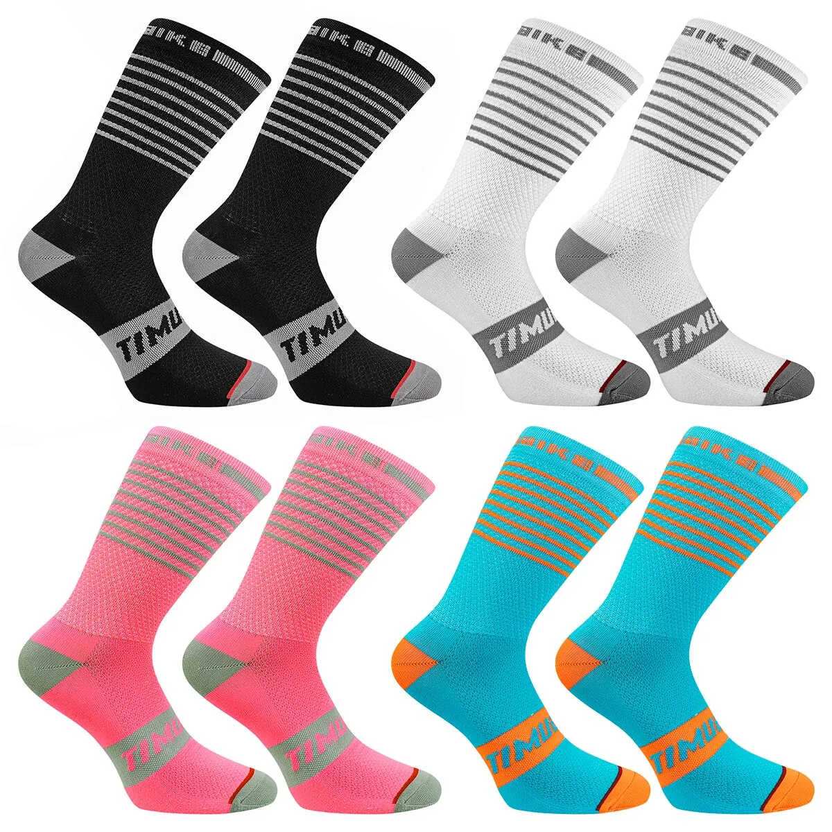 Anti Slip Running Socks Lightweight Cushioned Cycling Sock Women Men Targeted Compression Sports Socks For Football Basketball