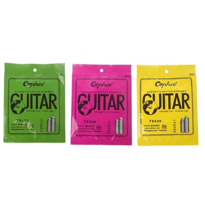 TX-620 TX-630 TX-640 Practiced Steel Strings Coated Copper For Electric Guitar