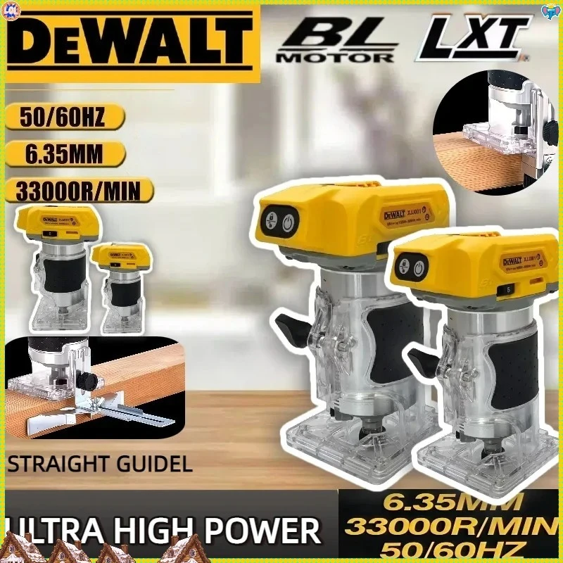 

Бесщеточный электрический триммер Dewalt для обработки дерева, 33000 об/мин, фрезерный станок для гравировки и нарезки пазов