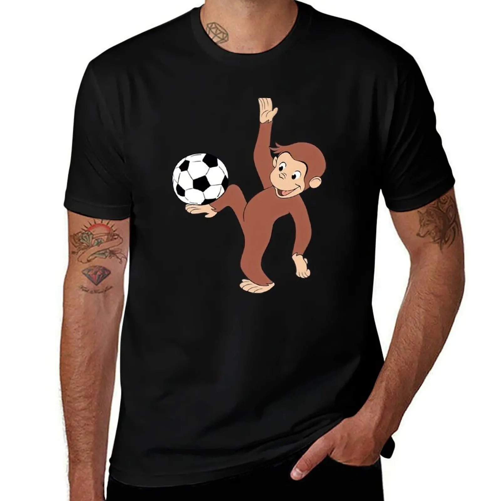Curious George T-Shirt Halloween Casual T-Shirt