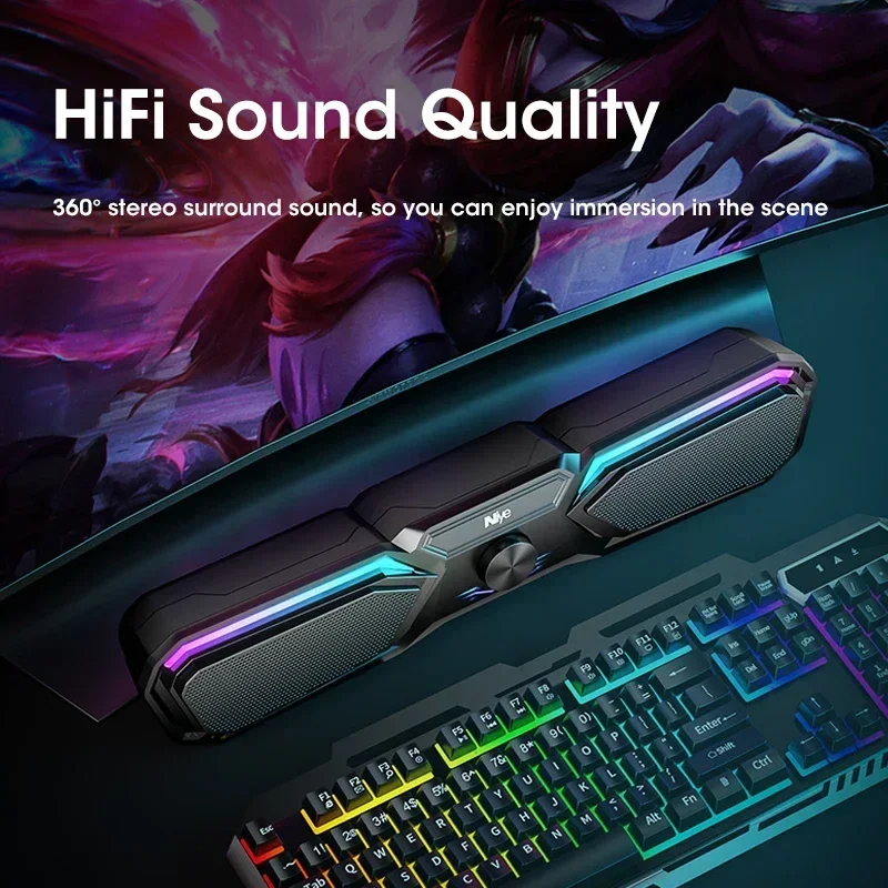 مكبر صوت محيطي 4D مكبرات صوت مزدوجة ذات غشاء مزدوج سماعة لاسلكية تعمل بالبلوتوث USB مزود طاقة مكبر صوت محمول عالي الجودة صندوق تشغيل الموسيقى