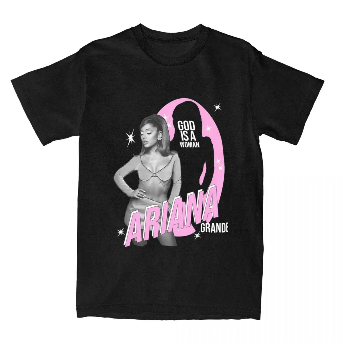 Ariana Grandes Sweetener Men T Shirts Novelty Tees Short Sleeve O Neck T-Shirt Pure Cotton Graphic Tops