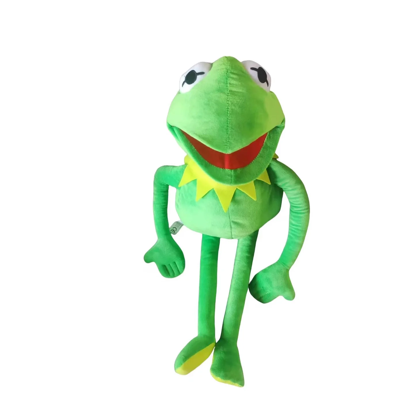 

1pKermit The Frog Funny Plush Doll Hand Puppet Schoolbag Frog Animal Plush Toy Big Doll Ventriloquist Performance Props For Baby