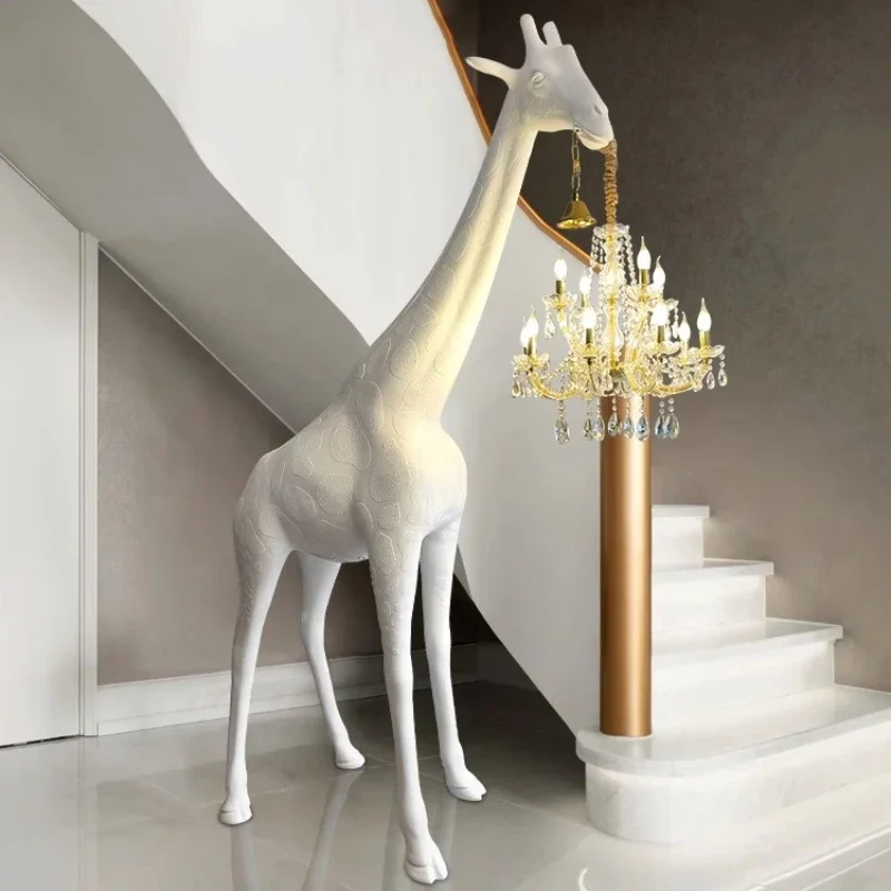 

Animal Sculpture Giraffe Floor Lamp Exhibition Hall Decoration Floor Lamp