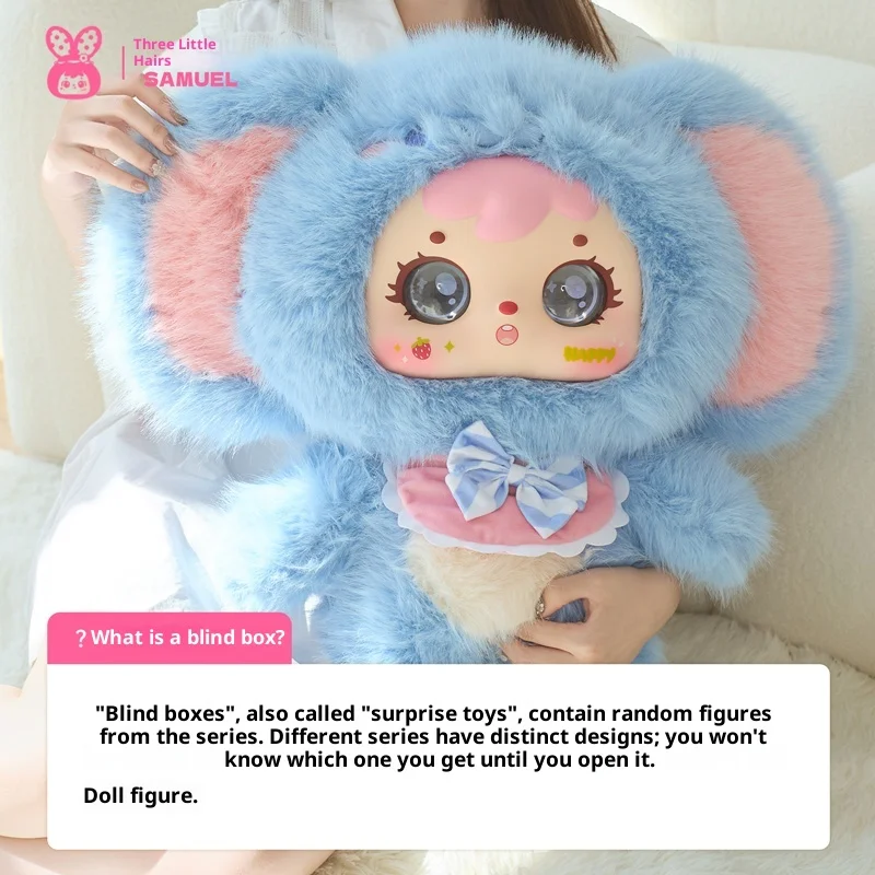 1000% صموئيل Sanxiaomao Ai دمية قطيفة تفاعلية صندوق أعمى شخصية قابلة للجمع-وسادة نوم سهلة الإجهاد هدية مثالية للفتيات #5