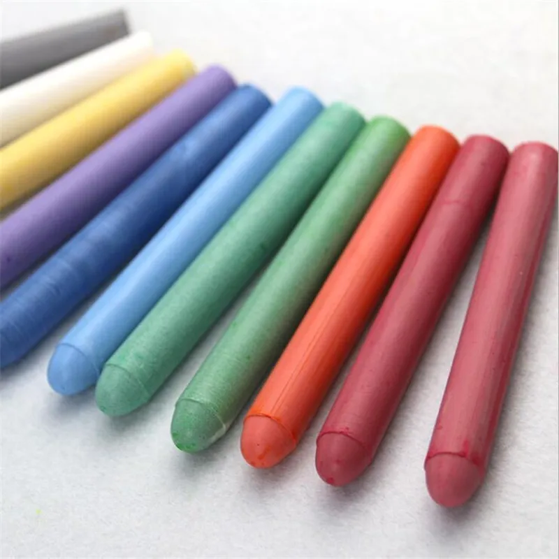 Water-soluble Chalk 6 Packs of Children\'s Environmentally Friendly Painting Color Graffiti Coloring Pen Painting Solid Chalk