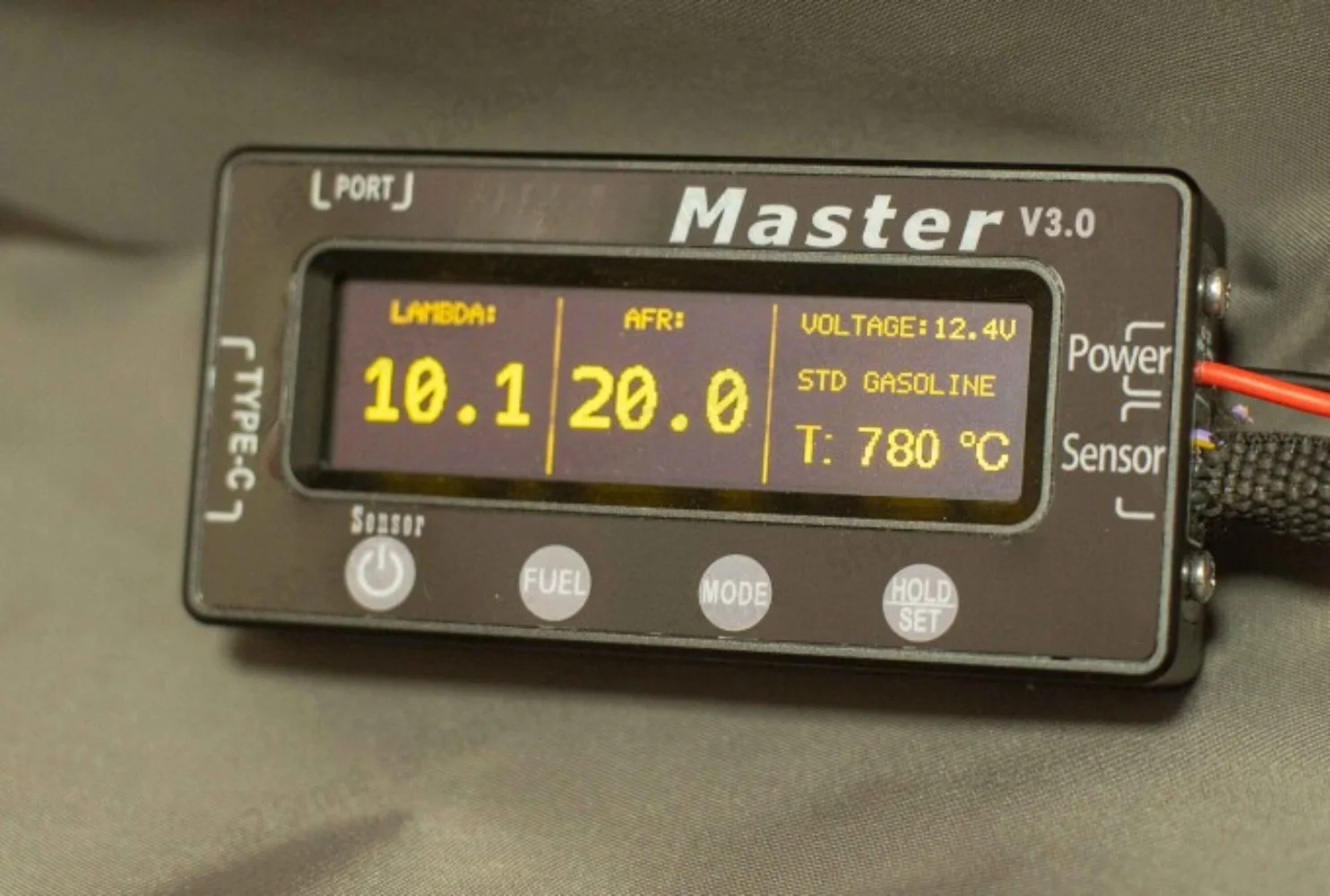 Professional Air Fuel Ratio Analyzer for Car Motorcycle Kart AFR Gauge