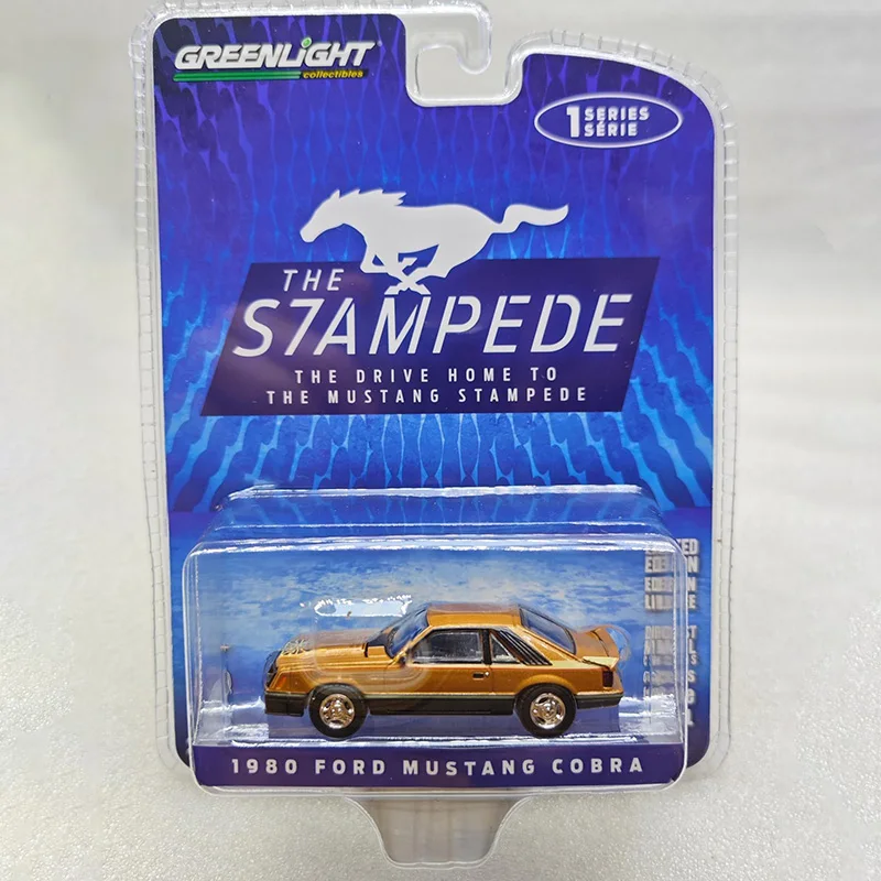 

Diecast 1:64 Scale 1 -1980 Ford Mustang Alloy Car Model Collection Souvenir Display Ornaments Vehicle Toy