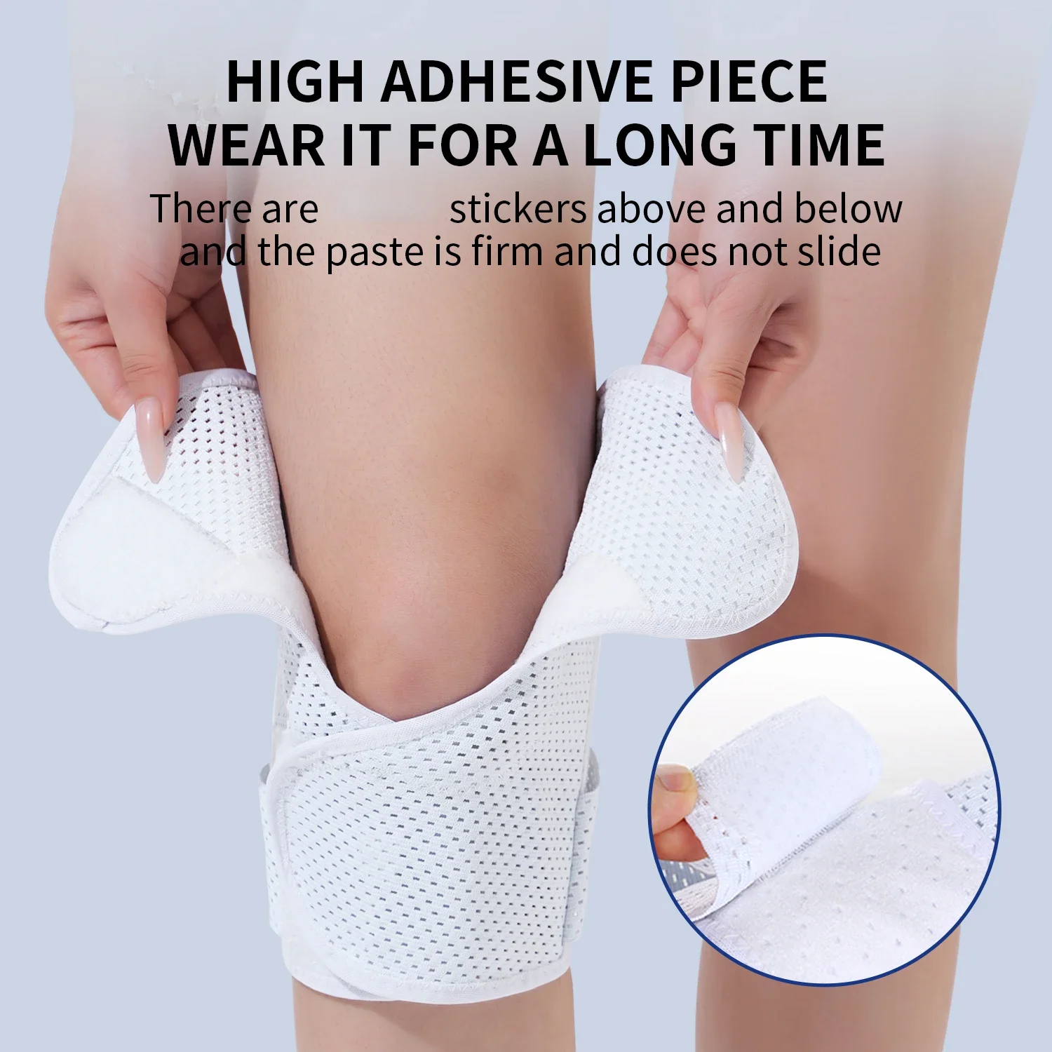 Knee Support for Men and Women, Adjustable Knee Support with Side Stabilisers & Patella Gel Pad, Orthopaedic Bandage Knee Menis