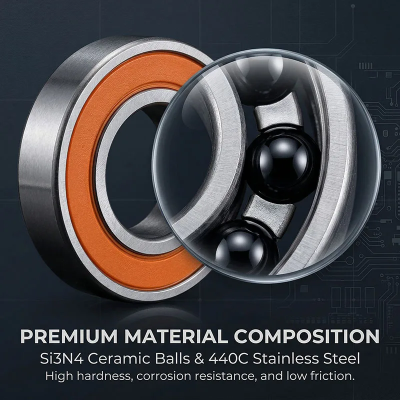 5pcs S693 2RS Stainless Steel Hybrid Ceramic Bearing 4x9x4 5x11x5 6x13x5 8x16x5 9x17x5 3x8x4 4x11x4 5x13x4 6x15x5 7x17x5 8x19x6