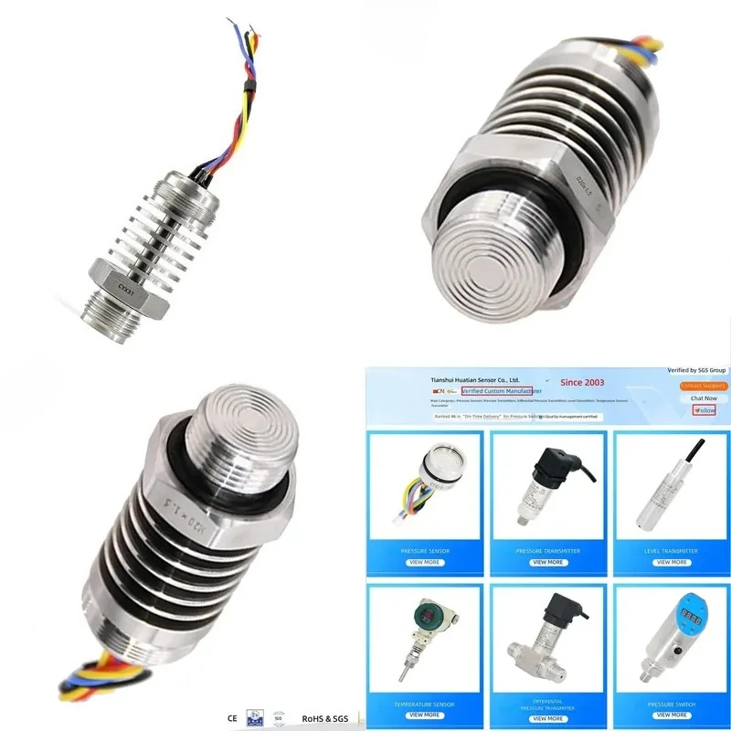 CYX31 1.5mA 100kPa 0.5% FS Accuracy IP65 Protection 316L Stainless Steel Shell Air Silicon Oil Pressure Sensor for Arduino