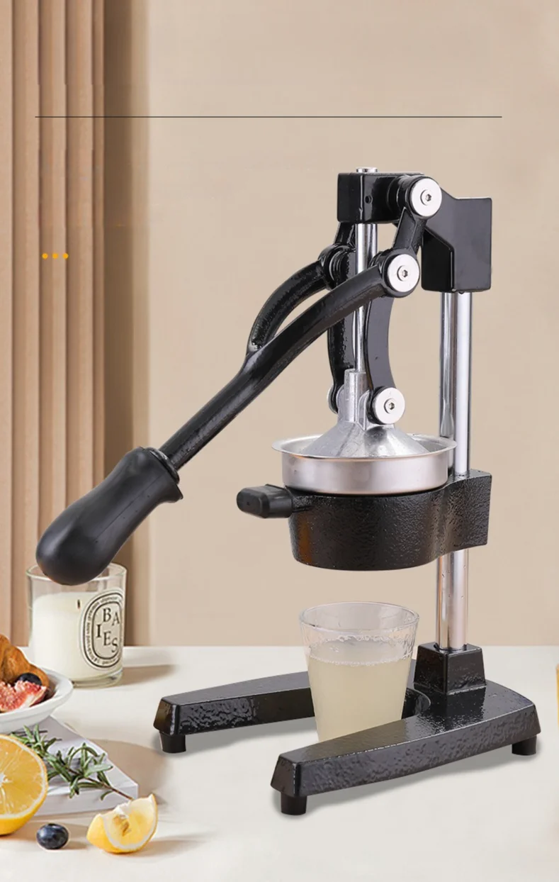 Commercial Manual Orange Juicer, Hand Press Citrus Squeezer with Juice Residue Separation, Street Stall Fresh Orange