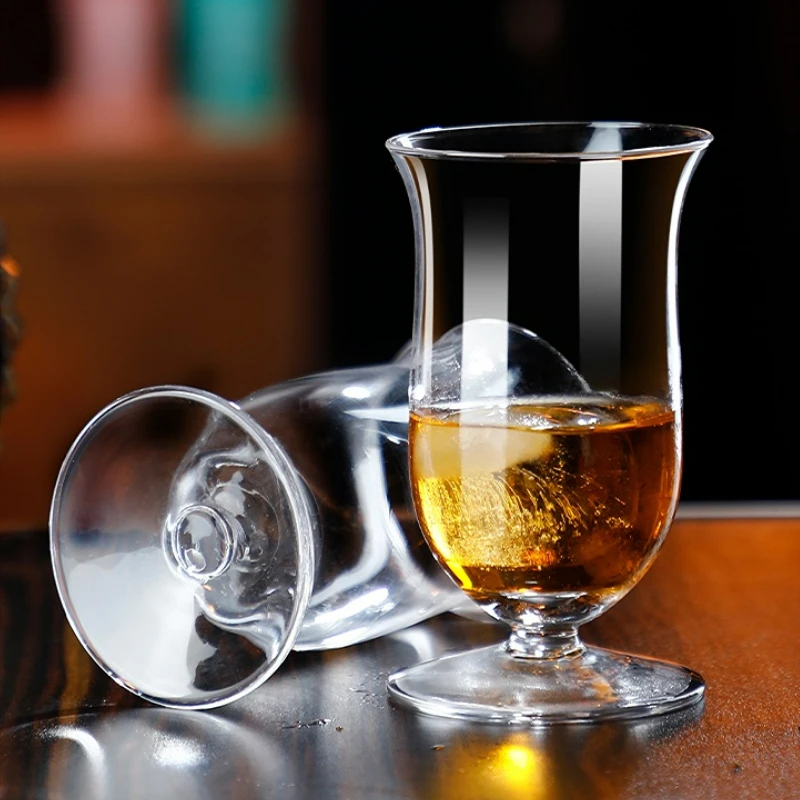 Tulip Tasting Cup  Whisky Glass Grape Specific  Wine Tasting Glass Sommelier Single Malt Clear Whiskey Cup