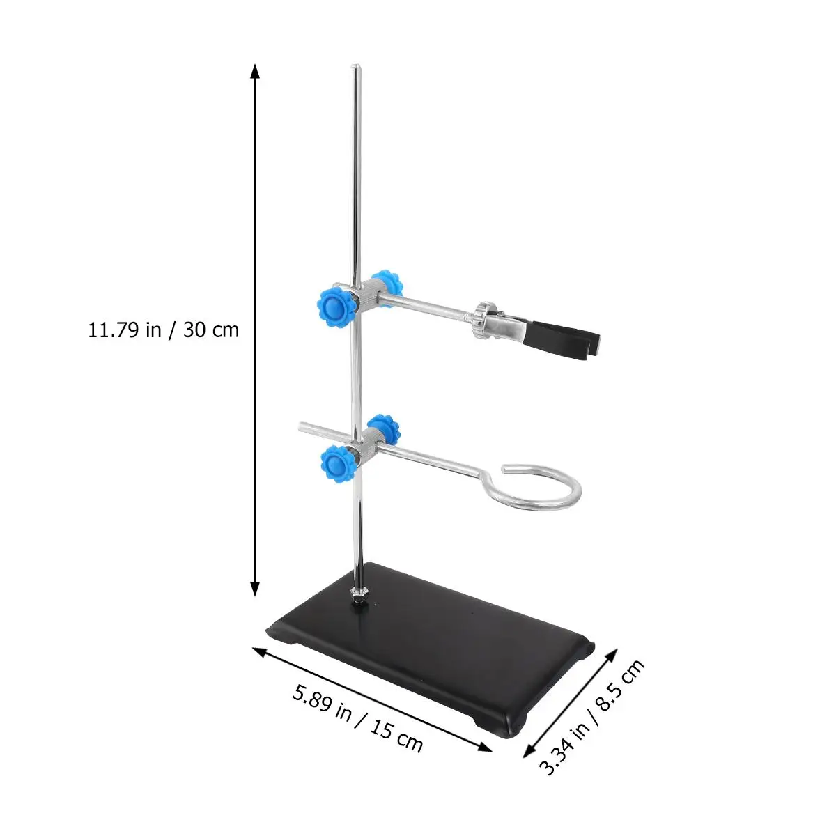 1Pc Experiment Stand Detachable Stable Base Chemistry Physics Lab Tool Durable Iron Material Support Filtration Heating 