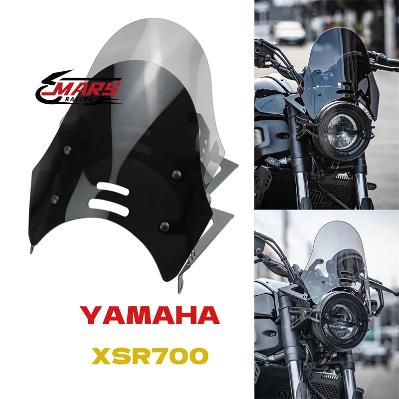 

FOR YAMAHA XSR700 xsr700 2022 2023 2024 2025 Motorcycle Accessories Sport Front Windshield Visor Windscreen Deflector