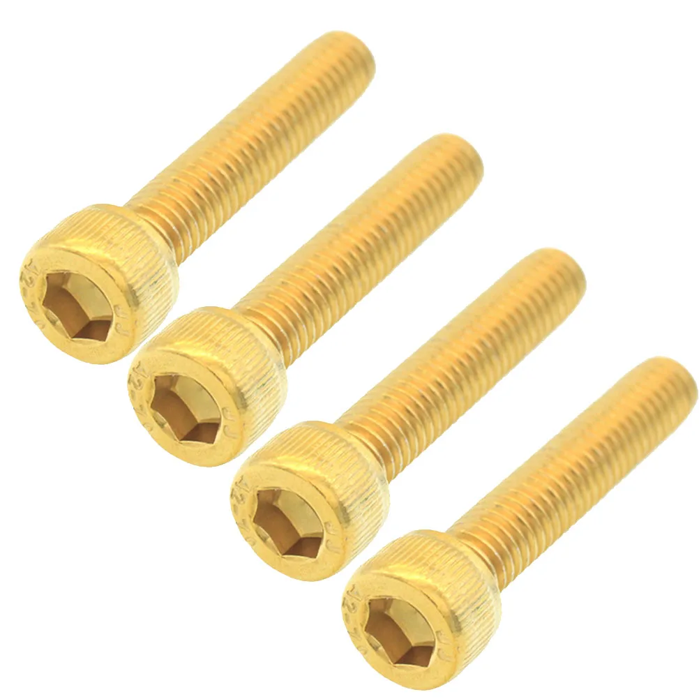 

4 Pcs Mounting Handle Cover Screw Bike Fork Cap Earphone Mountain Fixed Bowl Lid