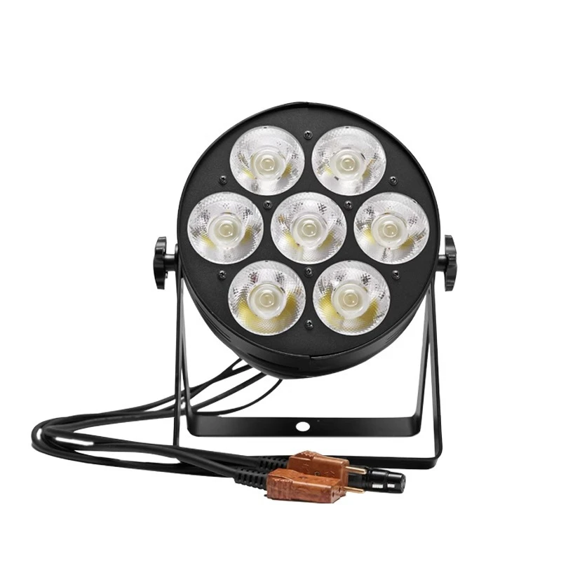 

4 pieces 350W COB 7x50W LED Par Stage Strobe Light Warm White/Cold White DMX Aluminum Par Light DJ Disco Christmas Stage Show