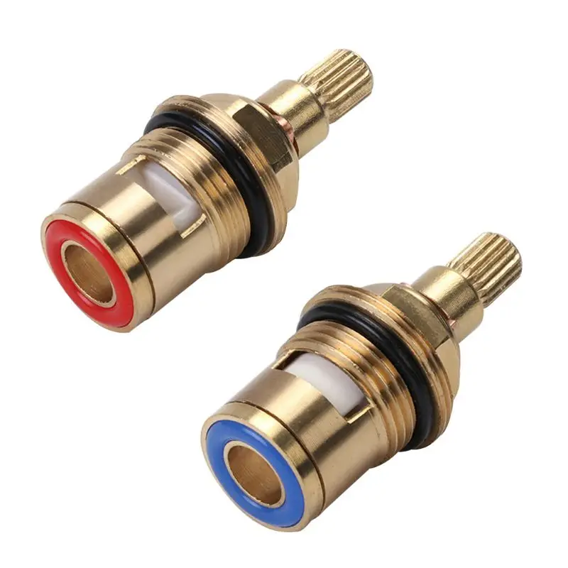 

Brass Ceramic Thermostatic for Valve Faucet Cartridge Bathroom Hot Cold Water Mixer for Valve Water Temperature Adjustme