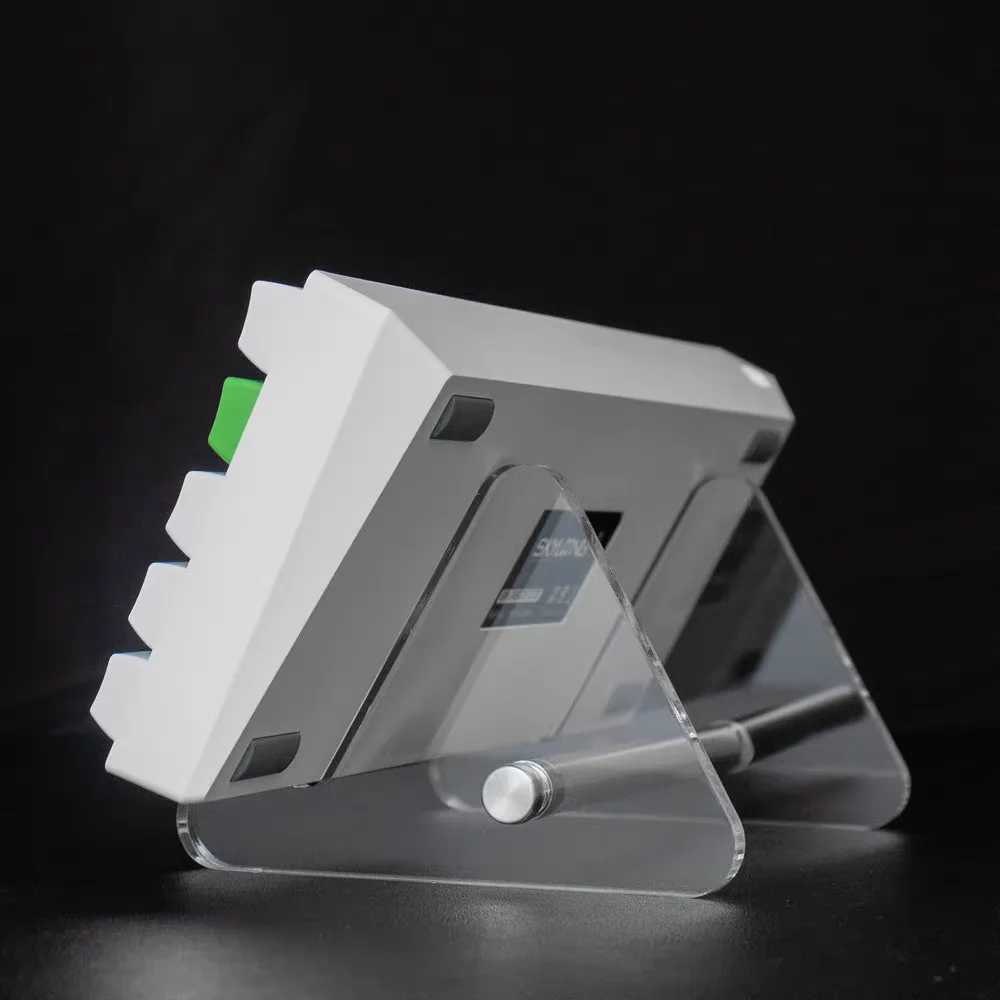Transparent Acrylic Keyboard Display Stand Stable Layered Desktop Rack Space Saving Support Holder Practical Desk Organizer