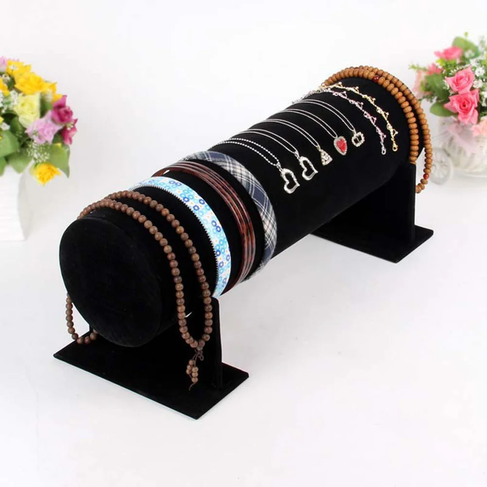 

Headband Display Stand Black Premium PVC Hair Holder Organizer Elegant Rack for Hair Bands Hoops Personal Use Headband Holder