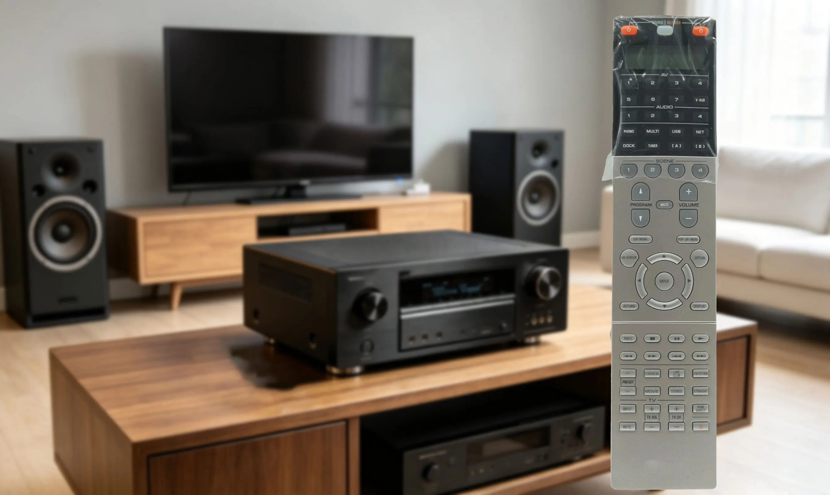 Remote Control Compatible For Yamaha RAV411 WU70520 RX-V2067 RX-V2067BL HTR-9063 A/V AV Receiver