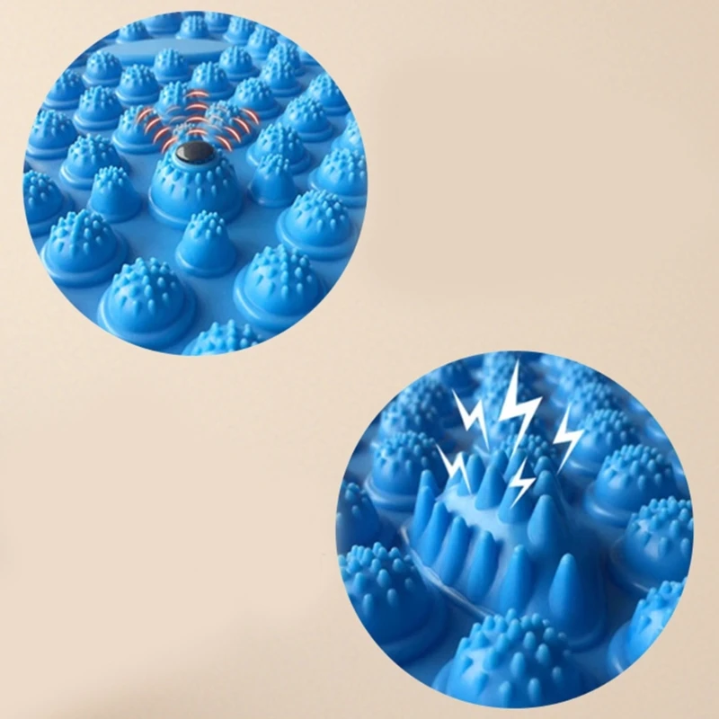 Description Picture 4 of itemFoot Massage Relaxation Mat Muscle Relaxation Massager Feet Relaxing Mat Round Exercise Pad Pilates Yoga Accessories