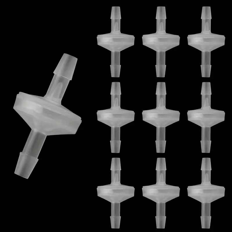 

10 шт. односторонний шланг с зазубринами, линейный пластиковый обратный обратный клапан для сантехники