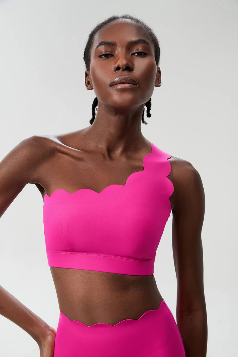 Zweiteiliges Fitness-Yoga-Set für Damen, dehnbar, weich, zum Laufen, Gym-Anzug, atmungsaktiv, schnell trocknend, Sportbekleidung, weiblich, dehnbar, Trainingskleidung – Detail 8
