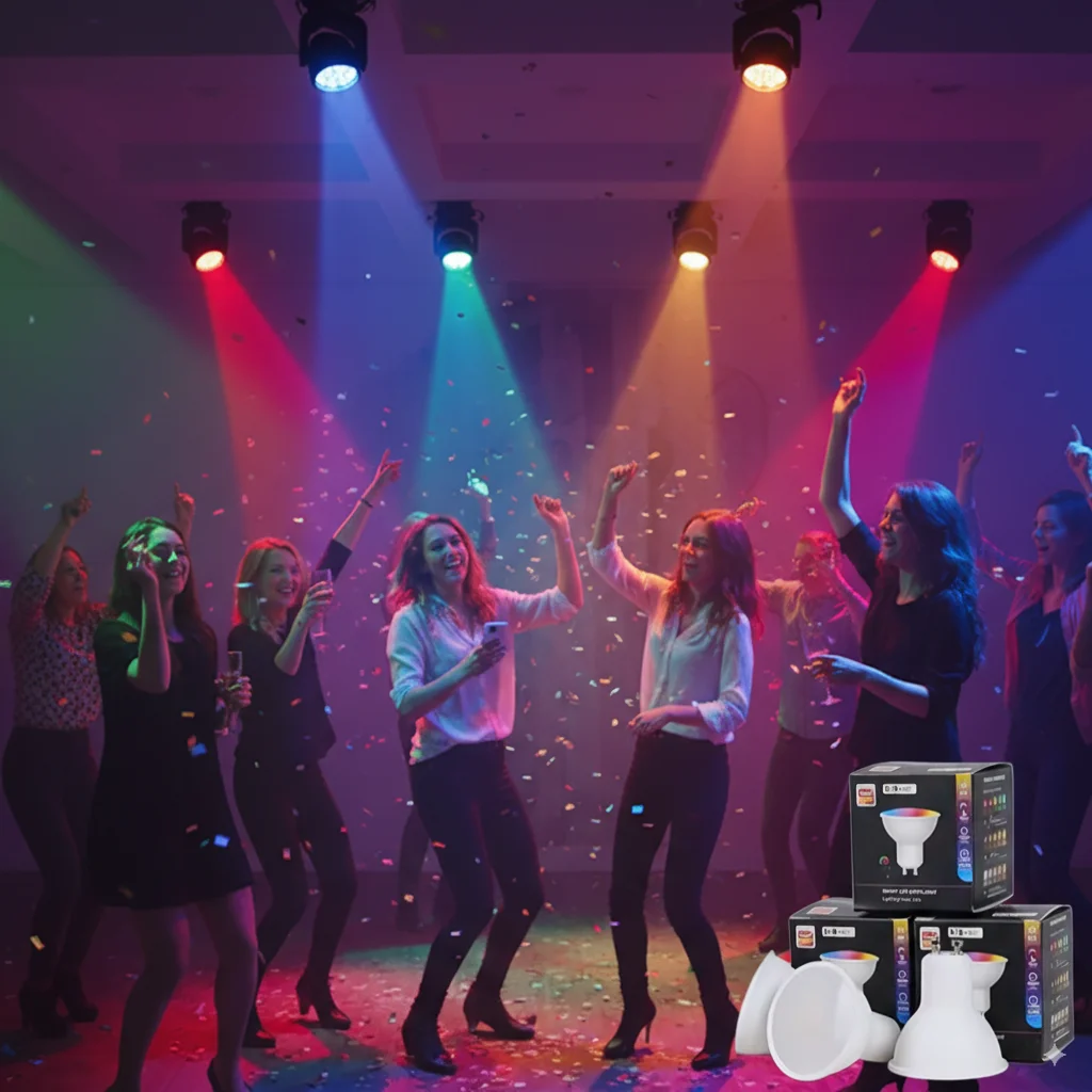 Dimmable GU10 Rgb L…