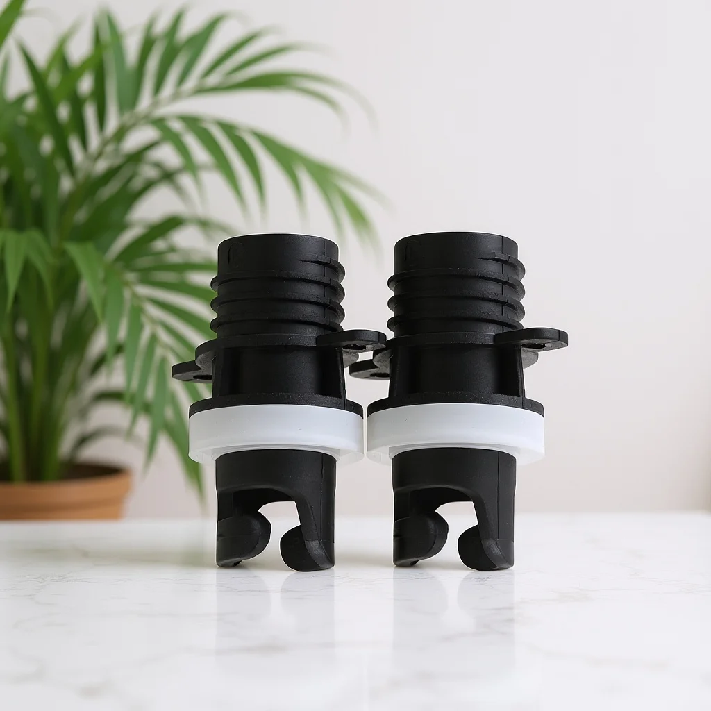 

Pump Valve Adapter for Inflatable SUP Kayak Boat Air Inflation Nozzle Quick Connect 2pcs Durable Replacement Coupling Connector