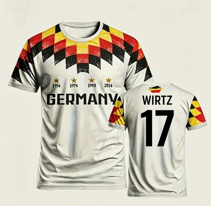 2026 Germany Football Jersey Musiala No.10 Men Kids Soccer Shirt Fan Jersey Training Short Sleeve Sportswear Fashion Tops