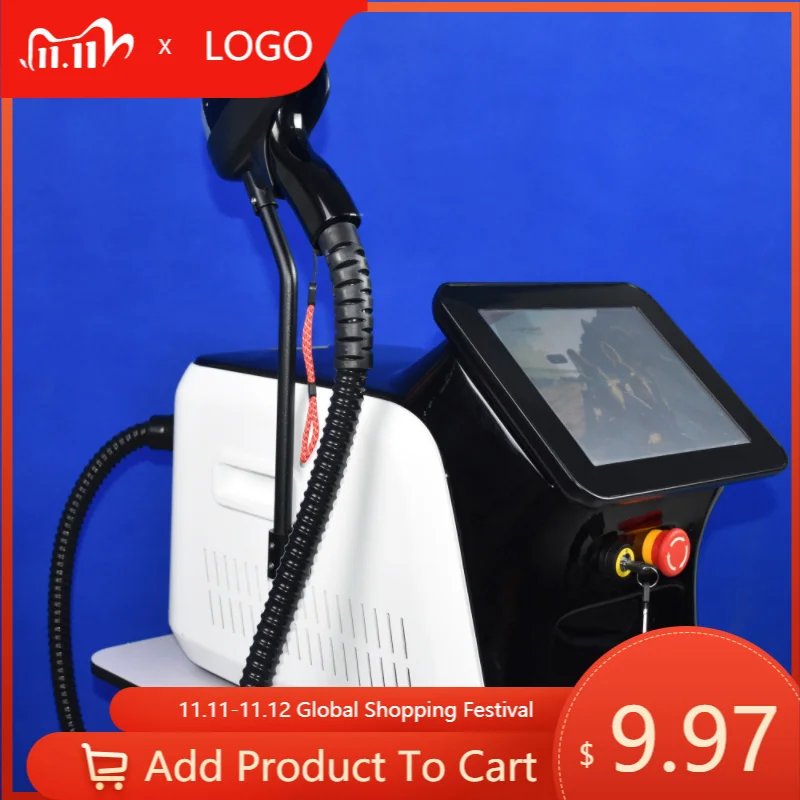CE Approved 755 808 1064nm Diode Desktop Ice Cool Permanent Hair Removal Commercial Machine