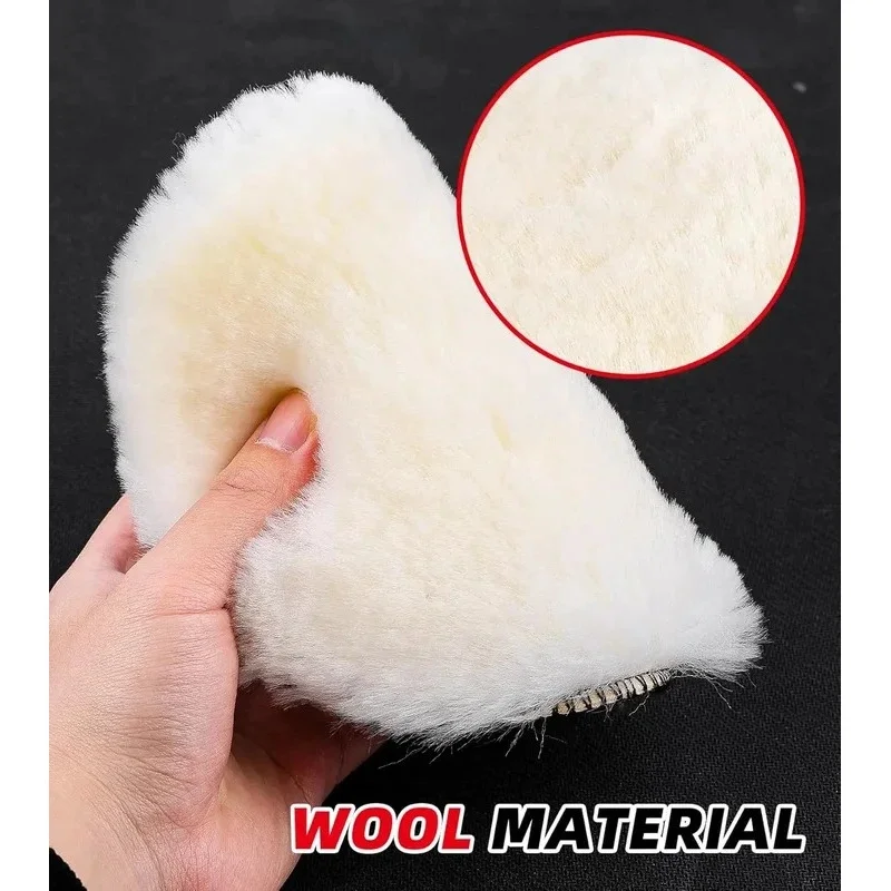 1/2/3Pcs Polishing Kit Car Polishing Pad Car Waxing Sponge Disk Wool Wheel Auto Paint Care Polisher Pads Car Gadget