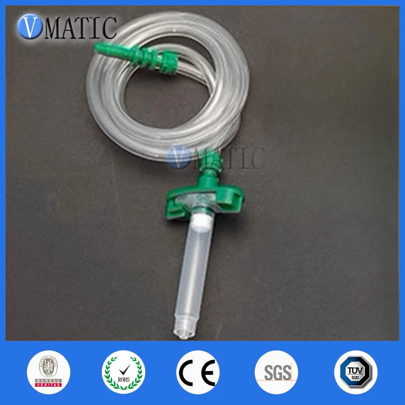 Free Shipping Quality EFD 5 Sets Glue Dispensing 3cc/ml Pneumatic Syringe Barrel Valve Robot Adapter With Syringe Piston